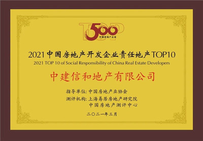中建信和蟬聯(lián)中國房地產(chǎn)開發(fā)企業(yè)綜合實力100強，展現(xiàn)行業(yè)領(lǐng)先實力